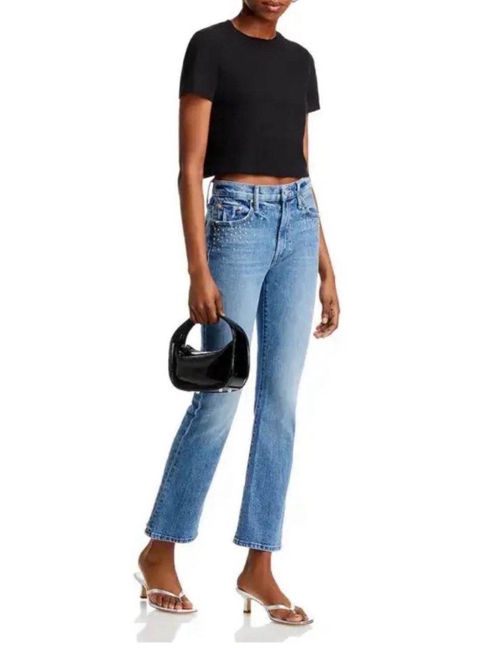 MOTHER JEANS Superior The Insider Flood in Metal Magic Size 30 New With Tags - Picture 2 of 16